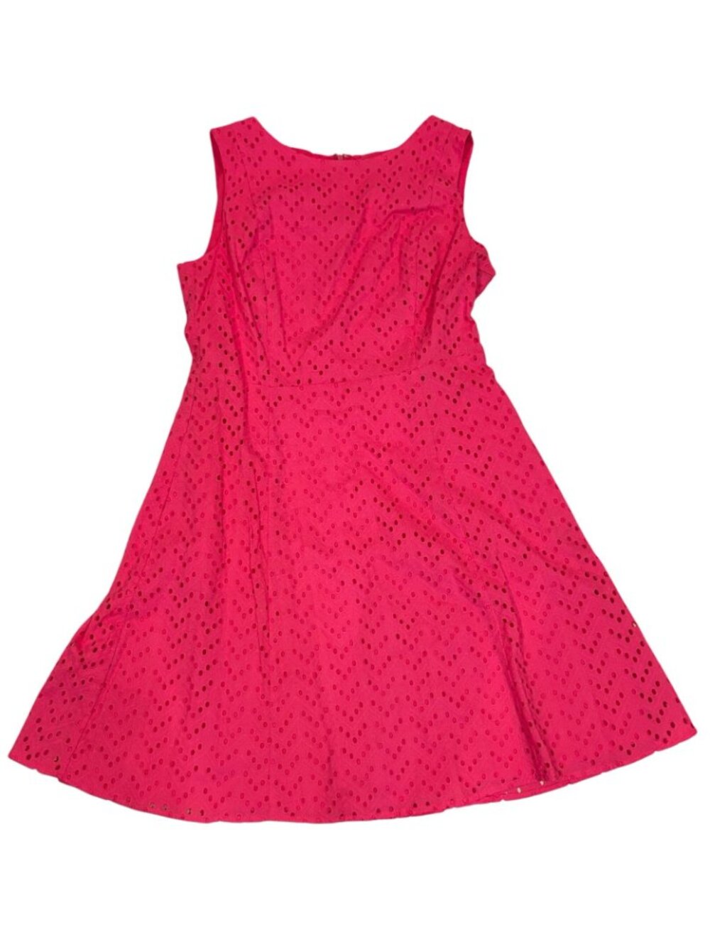 Liz Claiborne Pink Eyelet Dress Size 14 NEW!